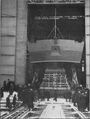 The launching of Neustrashimy, 21 January 1951.