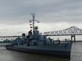 Kidd as she appears today, as a museum ship in Baton Rouge, Louisiana.
