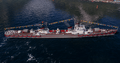 Lüshun in her dockyard event camouflage