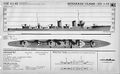 US Office of Naval Intelligence recognition drawing of Minekaze.