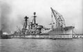 Haruna’​s fitting-out at Kobe in October 1914.