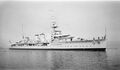 HMS Danae in Vancouver, 29 August 1934 - Photographer Walter Edwin Frost.