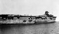 Graf Zeppelin in 1947 at Swinemünde, prior to her sinking as a target ship.