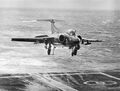 Blackburn Buccaneer landing on Eagle, c.1971