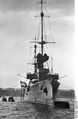 Dresden at anchor, probably before the war.