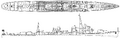 Line drawing of Shiratsuyu.
