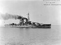 USS Texas undergoing sea trials, October 1913.
