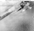 US Army Air Force gun camera footage of Haguro under attack at Rabaul.