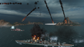 Hood creates a fireworks show.