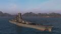 Yamato Kai off Okinawa, showing her historical Naval Legacy