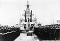 Commissioning ceremonies aboard Admiral Hipper, 29 April 1939.